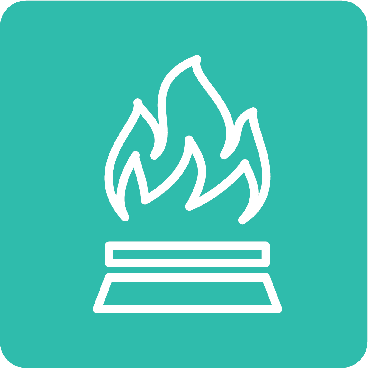 Italian gas burners Icon