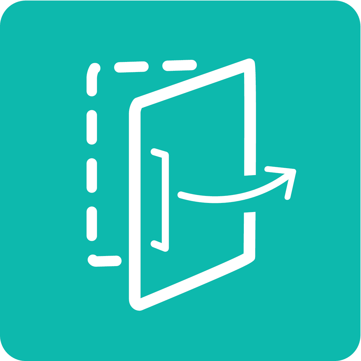 Flat hinge Icon