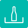 Deep door bottle shelf Icon
