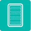 Perforated enamled tray Icon