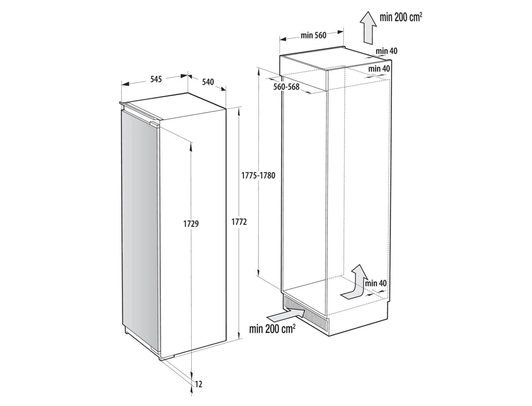 Built-in-refrigrator