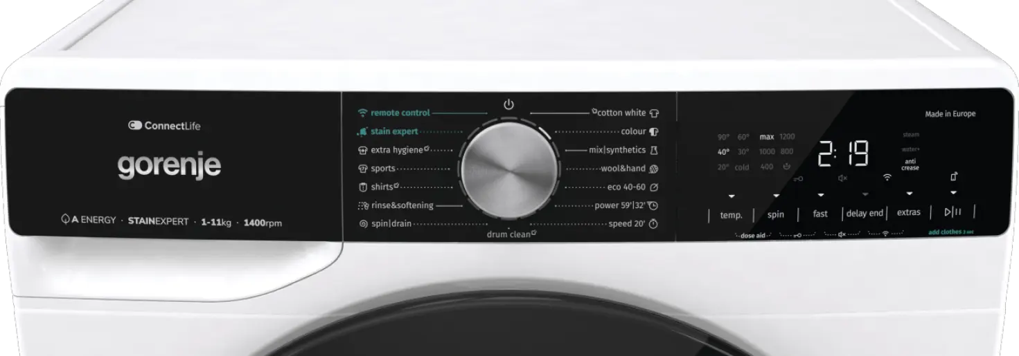 Freestanding washing machine11