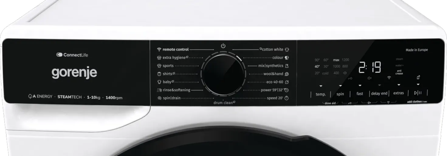 Freestanding washing machine6